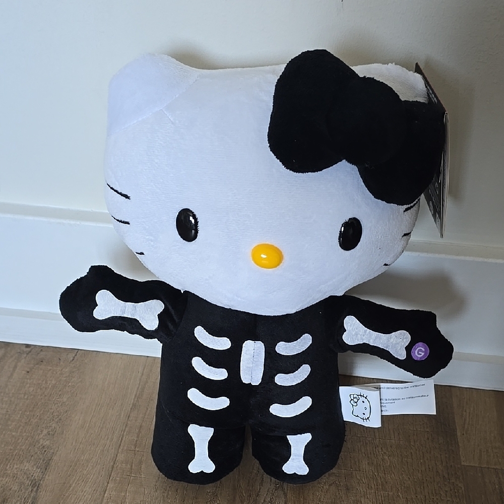 Hello Kitty Halloween Skeleton Stuffed Animal Collection